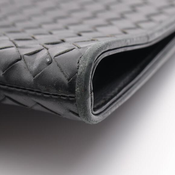 Bottega Veneta Intrecciato leather clutch bag black - Picture 6 of 9